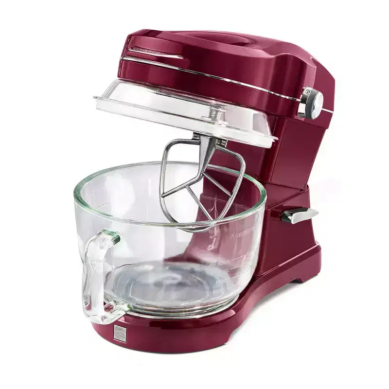 Kenmore Elite Ovation 5qt Stand Mixer with Pour-In Top, 500W - Red: 10 Speeds, 5 Year Warranty, Dishwasher-Safe Parts
