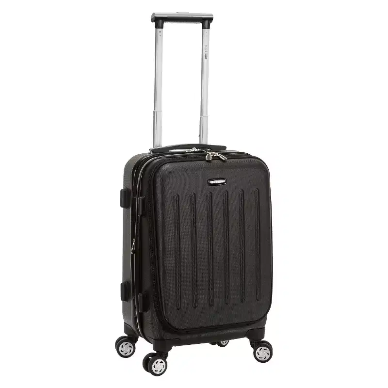 Rockland Titan Polycarbonate Hardside Carry On Spinner Suitcase - Black