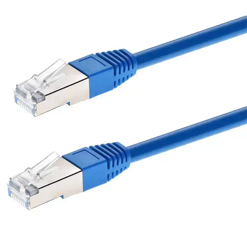 Monoprice Cat6A Ethernet Patch Cable - 25 Feet - Blue | Network Internet Cord - Zeroboot, RJ45, Stranded, 550Mhz, STP, Pure Bare Copper Wire, 10G,