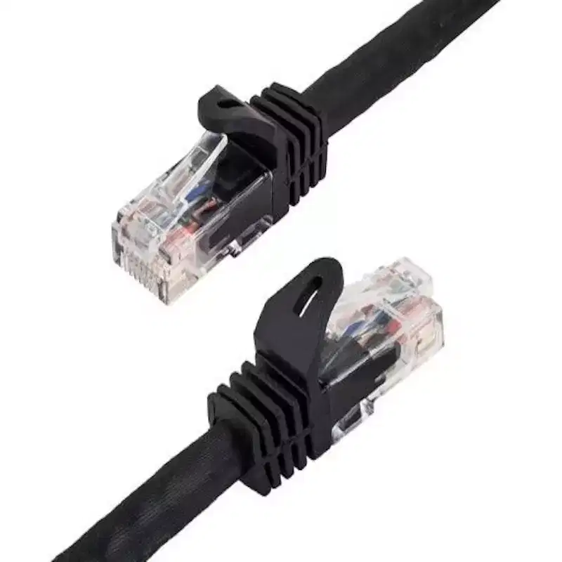 SANOXY Cables and Adapters; 2ft Cat6a 600 MHz UTP Snagless Ethernet Network Patch Cable, Black