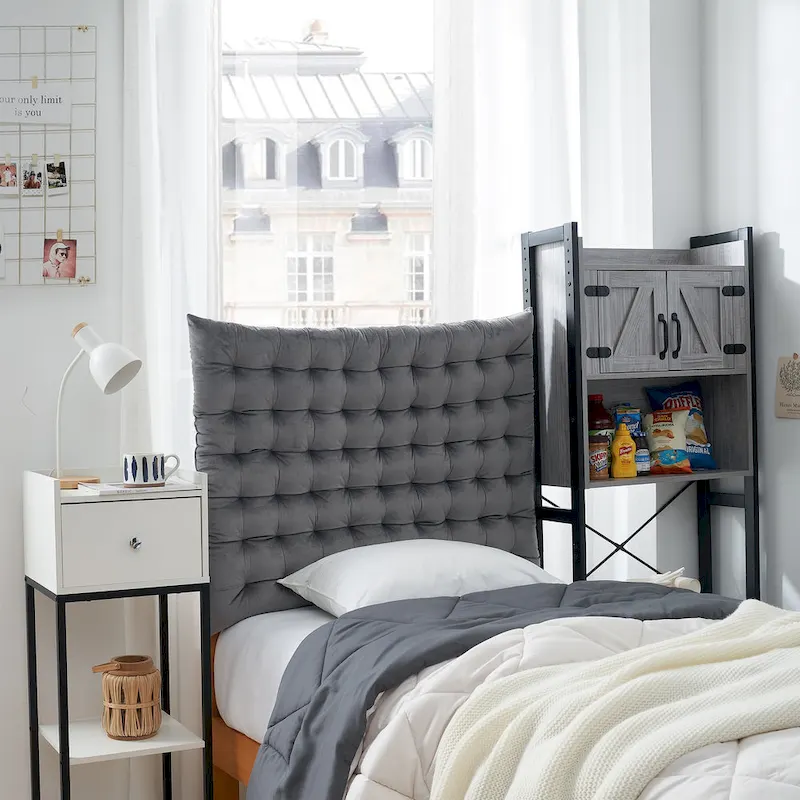 Cushion Tufted Pillow Headboard for Twin / Twin XL Beds