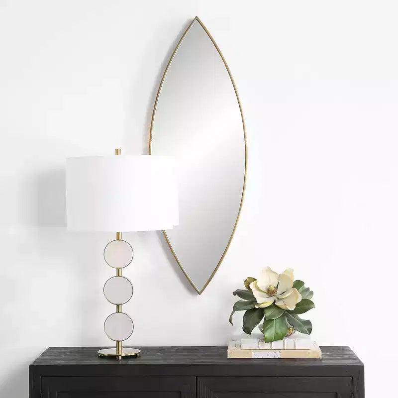Ellipse Golden Bronze Wall Mirror �C 14