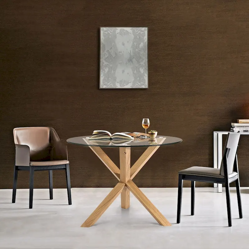 Poly and Bark Kennedy 37.4 inch Round Dining Table