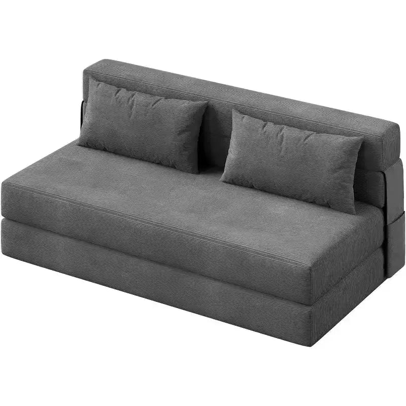 4-in-1 Folding Sofa Bed & Chair, Convertible Sleeper with Tufted Design & Adjustable Backrest