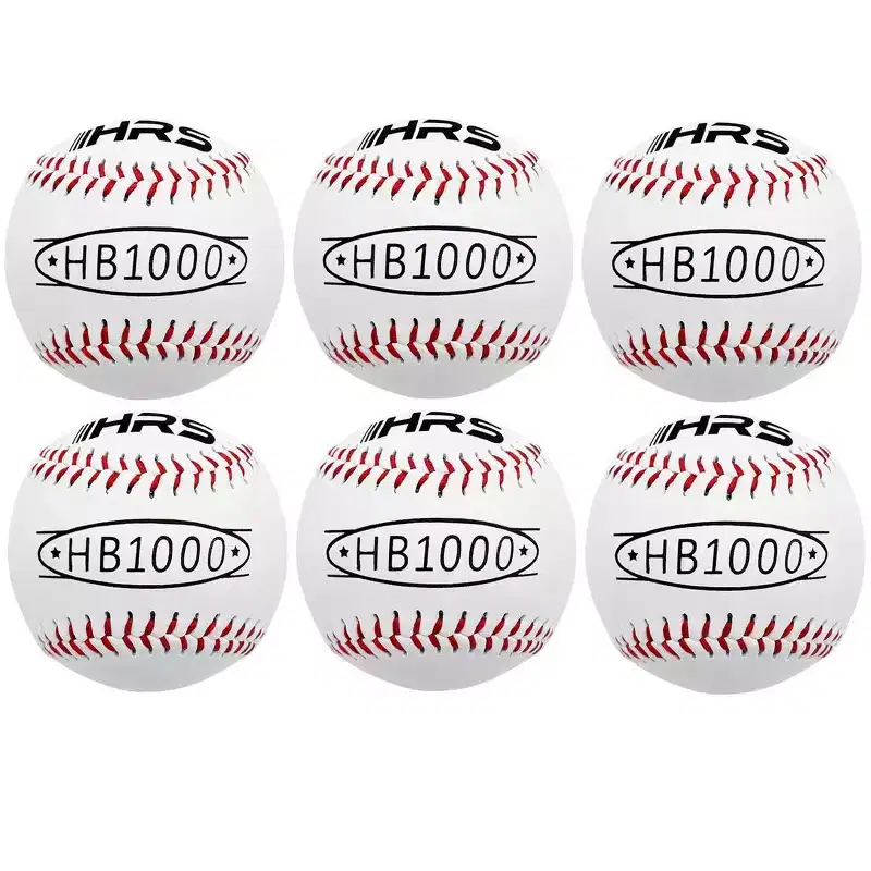 Hit Run Steal Official Size Baseballs for Youth and Adult Baseball Players 6-Pack