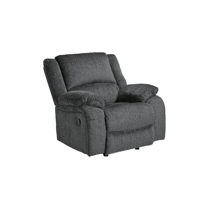Draycoll Contemporary Rocker Recliner, Slate