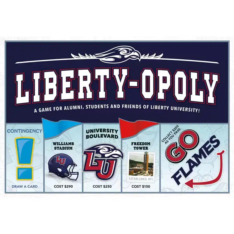 Late For The Sky: Liberty-Opoly Monopoly Board Game