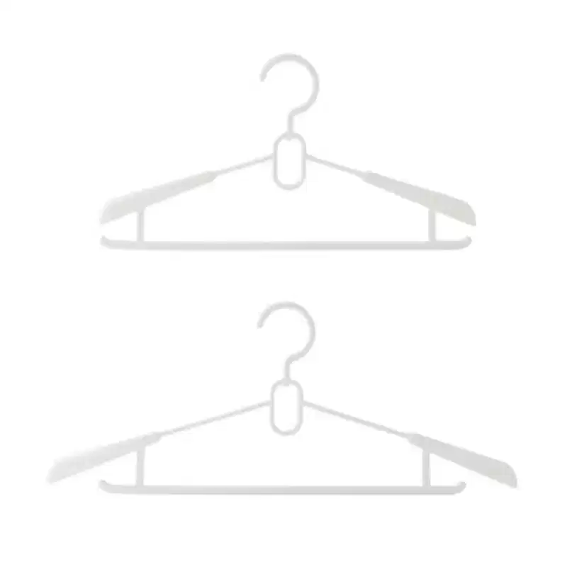 Home Collection 16 Pack Adjustable Clothes Hangers