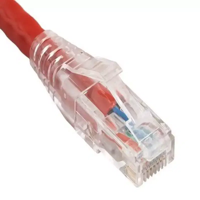 SANOXY Cables and Adapters; 3ft Cat6 550 MHz UTP Ethernet Network Patch Cable with Clear Snagless Boot, Red