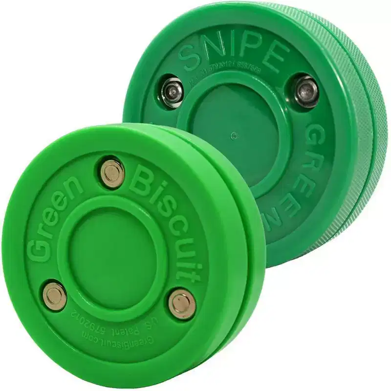 Green Biscuit Original & Snipe Sports Pucks - 2pk