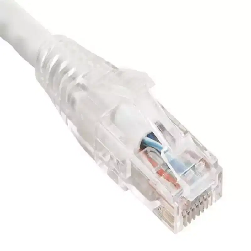 SANOXY Cables and Adapters; 5ft Cat6 550 MHz UTP Ethernet Network Patch Cable with Clear Snagless Boot, White