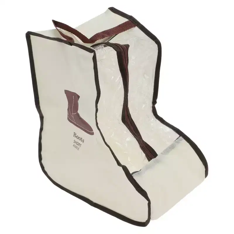 Unique Bargains Boots Print Shoes Dust Cover 1 Pc