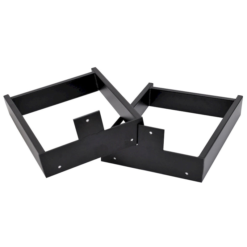 Black Powder-Coated H-Type Square Tube Table Legs (16 / 24 / 32)
