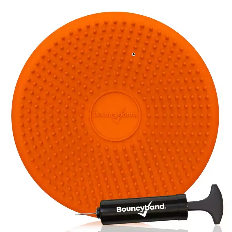 Bouncyband Little Wiggle Seat Sensory Cushion, Orange