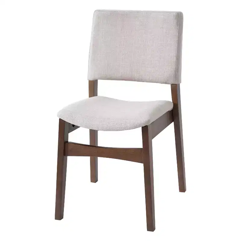 GDFStudio Delgado Upholstered Stackable Dining Chairs Set of 2