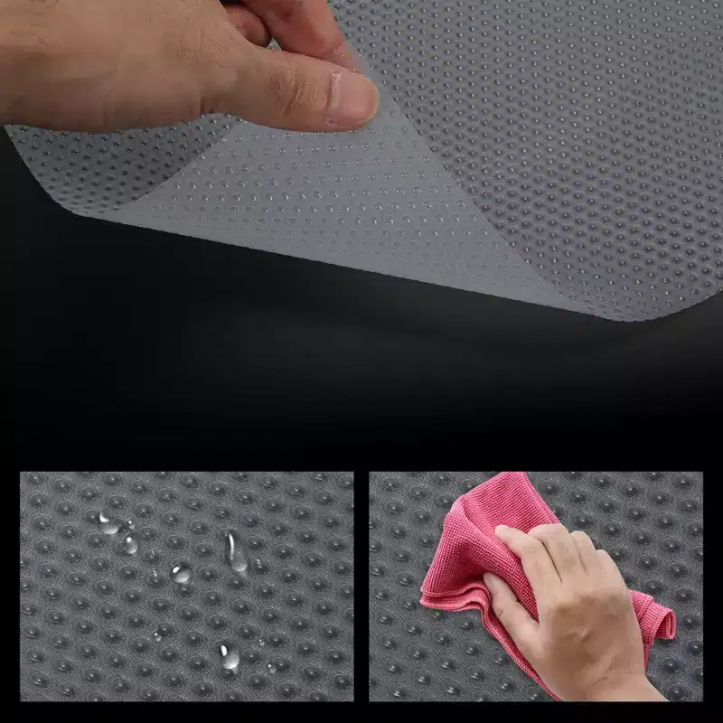 Unique Bargains Texture Shelf Liner Transparent 1 Pc
