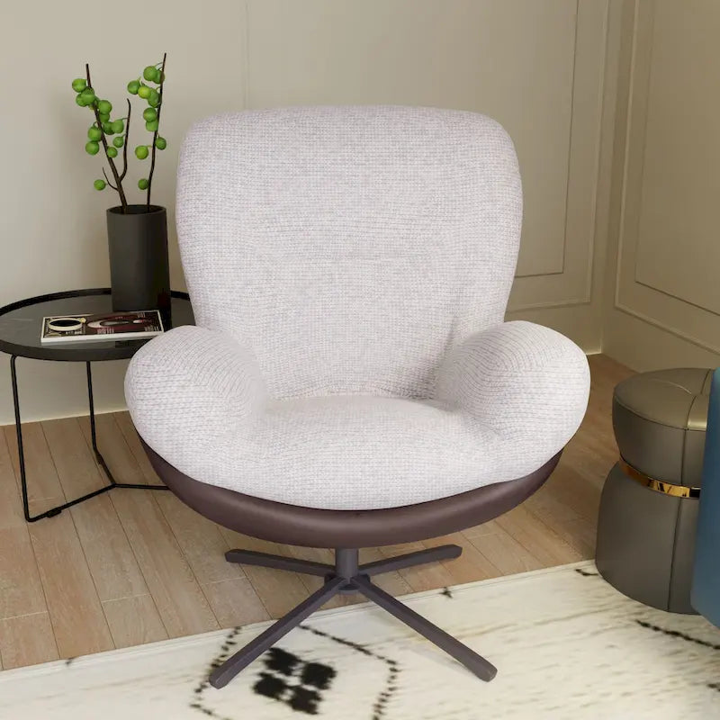 Ronnie Swivel Single Accent Chair by Christopher Knight Home