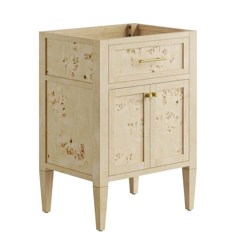 Elysian 24 Wood Bathroom Vanity Cabinet (Sink Basin Not Included)