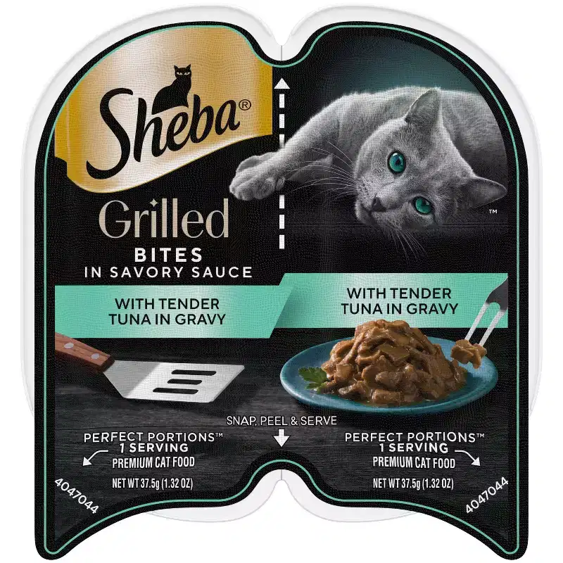 Sheba Grilled Tuna Flavor Gravy Wet Cat Food - 2.6oz