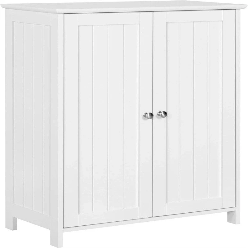 Bathroom Floor Cabinet Double Doors