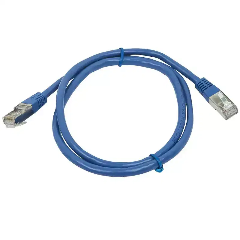Monoprice Cat6A Ethernet Patch Cable - 3 Feet - Blue | Network Internet Cord - Zeroboot, RJ45, Stranded, 550Mhz, STP, Pure Bare Copper Wire, 10G,