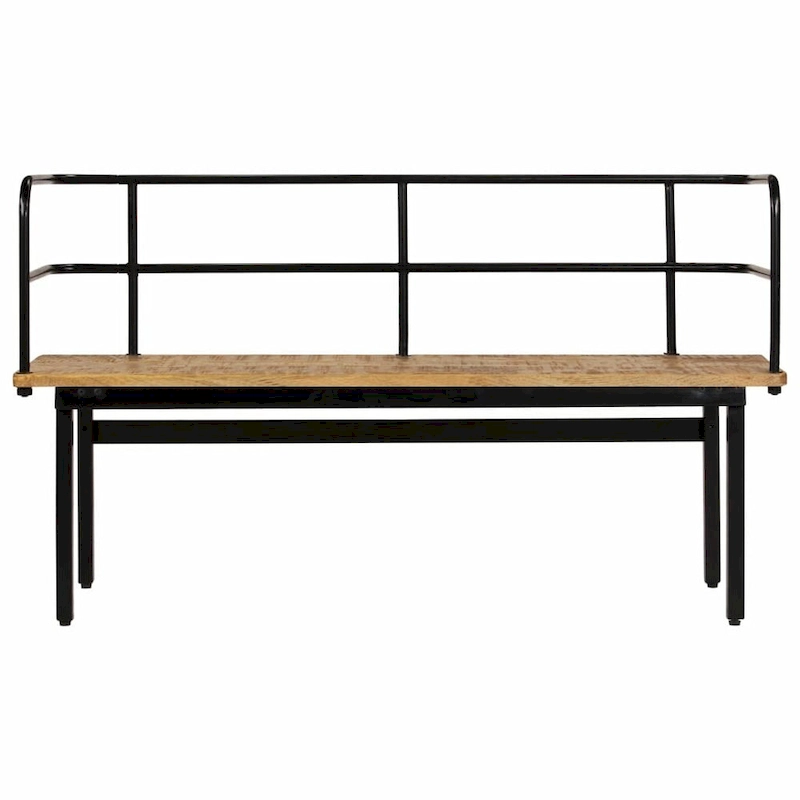 vidaXL Bench 47.2x15.7x27.6 Solid Mango Wood