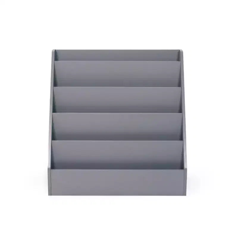 Kids' Explorer 4-Shelf Wooden Bookshelf Gray �C 24"H x 24"W x 13"D, Ages 2+