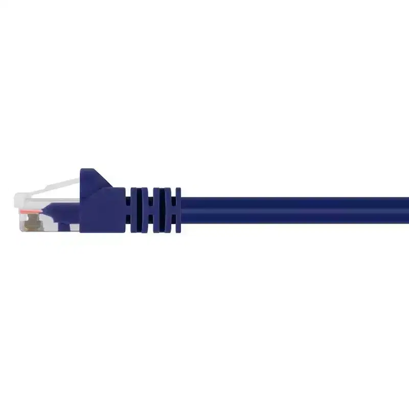 Monoprice Cat6 Ethernet Patch Cable - 1 Feet - Purple | Network Internet Cord - RJ45, Stranded, 550Mhz, UTP, Pure Bare Copper Wire, 24AWG