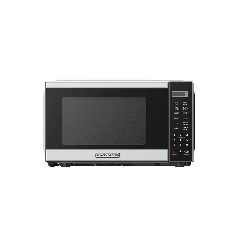BLACK+DECKER 0.9 cu ft Microwave Oven Black