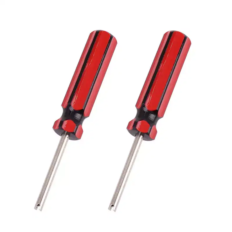 Unique Bargains 2 Pcs Car Truck Bike Screwdriver Valve Stem Core Remover Tire Repair Install Tool