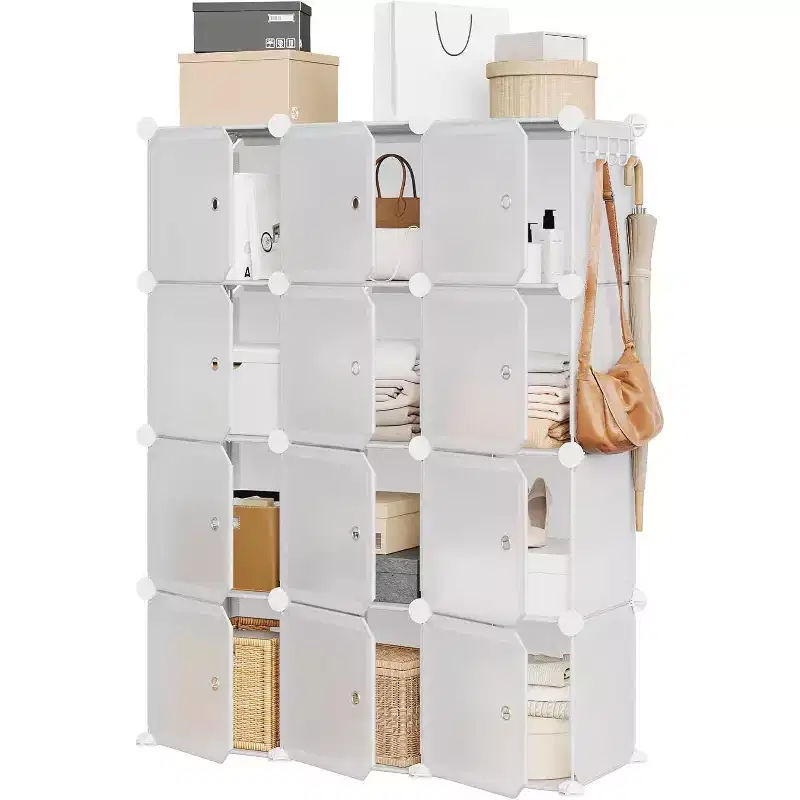 2-Column 6-Tier Expandable Shoe Rack, Compact Organizer for Small Spaces, Blue
