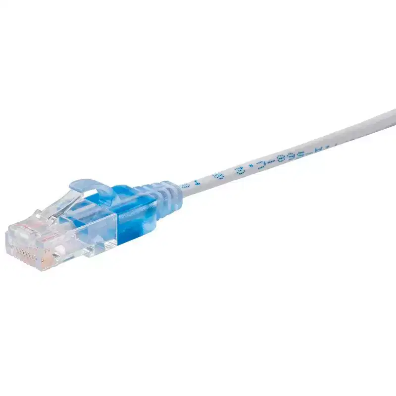 Monoprice Cat6A Ethernet Network Patch Cable - 20 Feet - White | 5-Pack, 10G - SlimRun Series