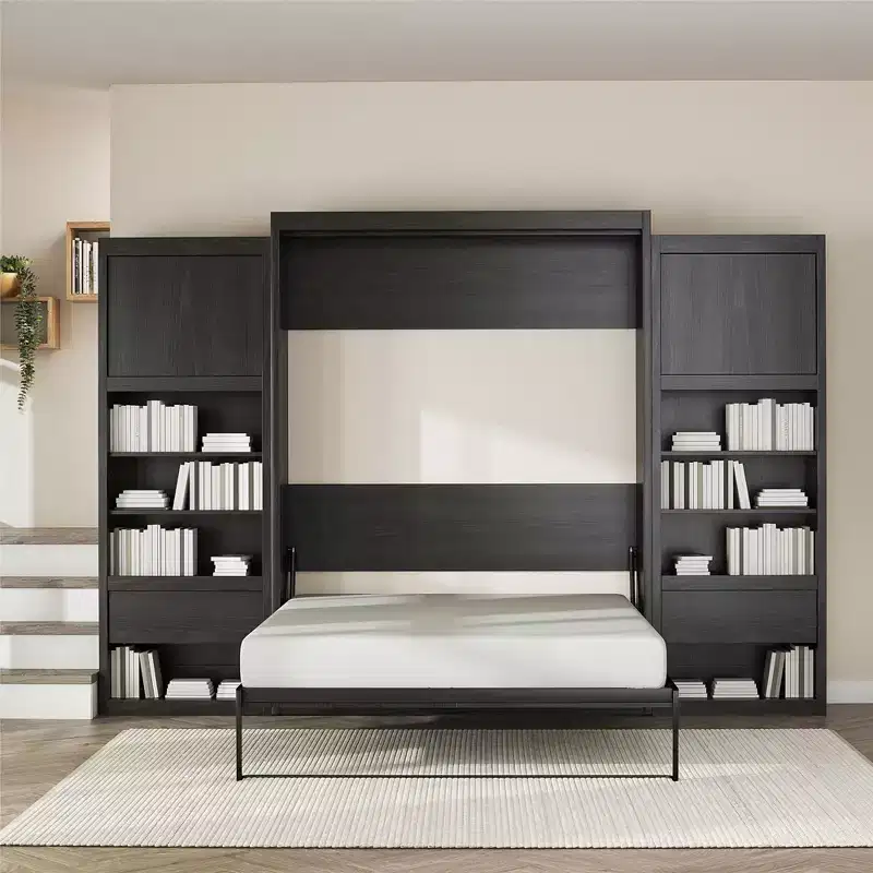 Signature Sleep Paramount Single Bedside Bookcase with Pullout Nightstand and Storage