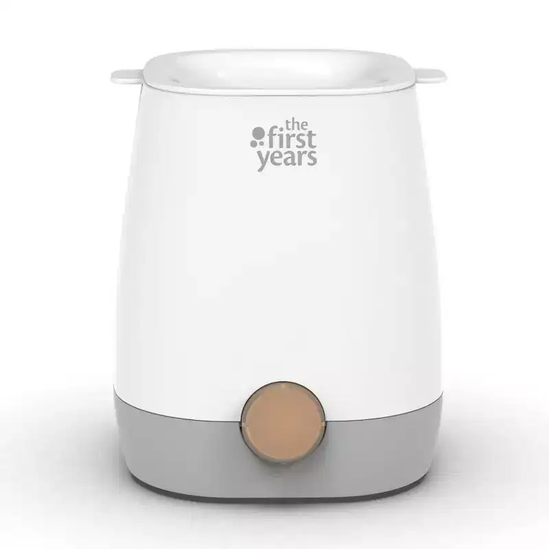 The First Years Baby Bottle Warmer and Sterilizer - Pacifier and Bottle Nipple Sanitizer: Electric, BPA-Free, Automatic Shut-Off