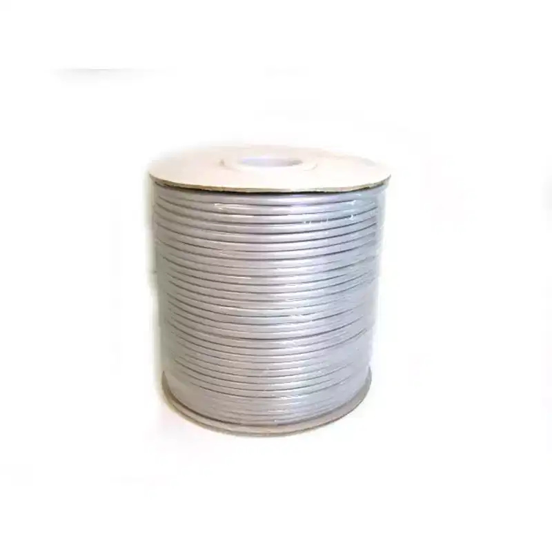 Monoprice Stranded Bulk Phone Cable - 1000 Feet - Silver | 8 Conductor, 28AWG, Flat Cable