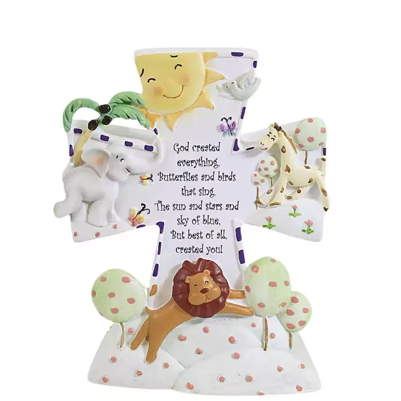 Roman 6.0 Inch God Created Everything Night Light Everyday Nightlight , Sun Elephant Lion Giraffe (1PC)
