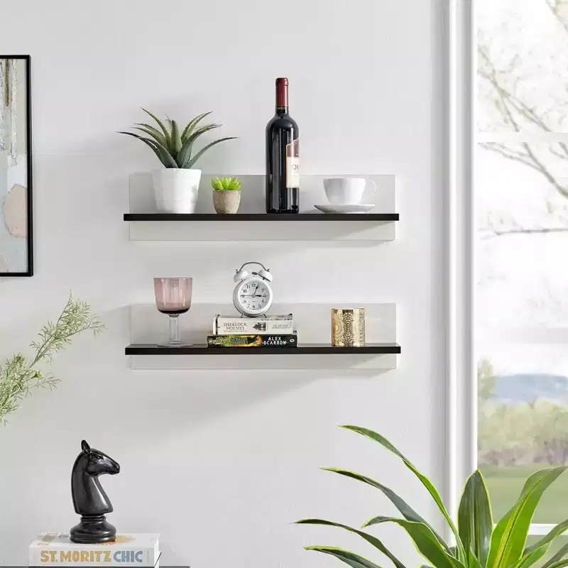 23.62 Set of 2 Repose Display Photo Ledge Shelves - Danya B.