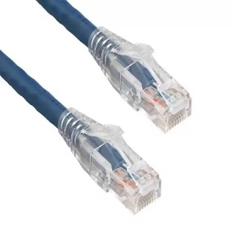 SANOXY Cables and Adapters; 2ft Cat6 550 MHz UTP Ethernet Network Patch Cable with Clear Snagless Boot, Blue