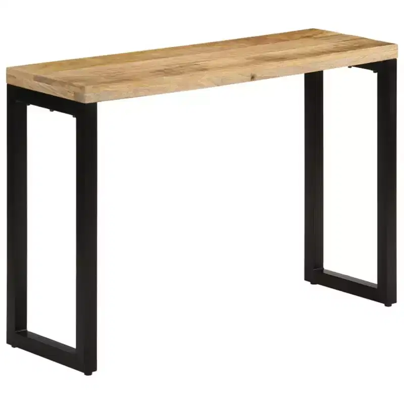 Console Table Entryway Side Table for Living Room Hallway Solid Wood - 43.3" Mango Wood