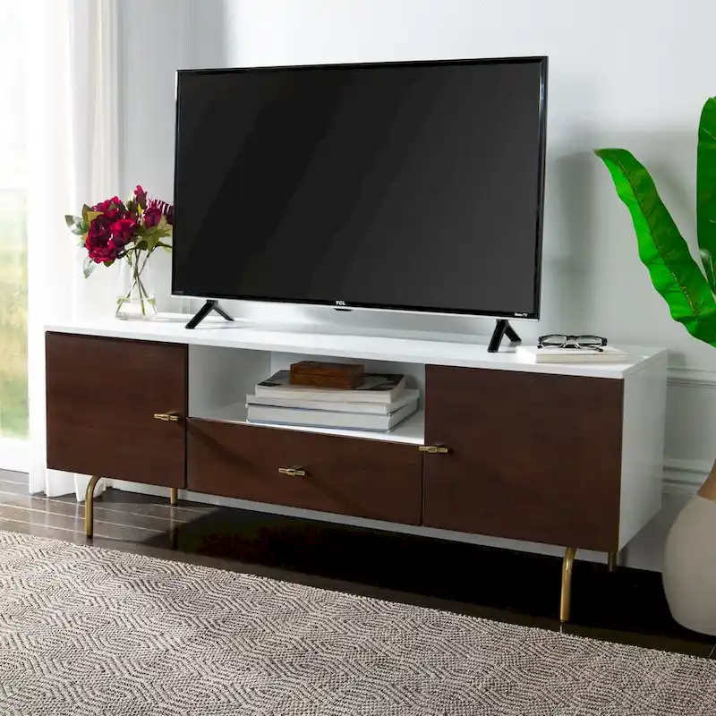 Media TV Stand - 54 W x 15.7 L x 19.7 H - 54Wx16Dx20H