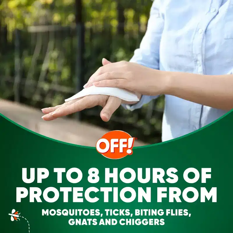 OFF! Deep Woods Insect & Mosquito Repellent Wipes 25% DEET - 12ct