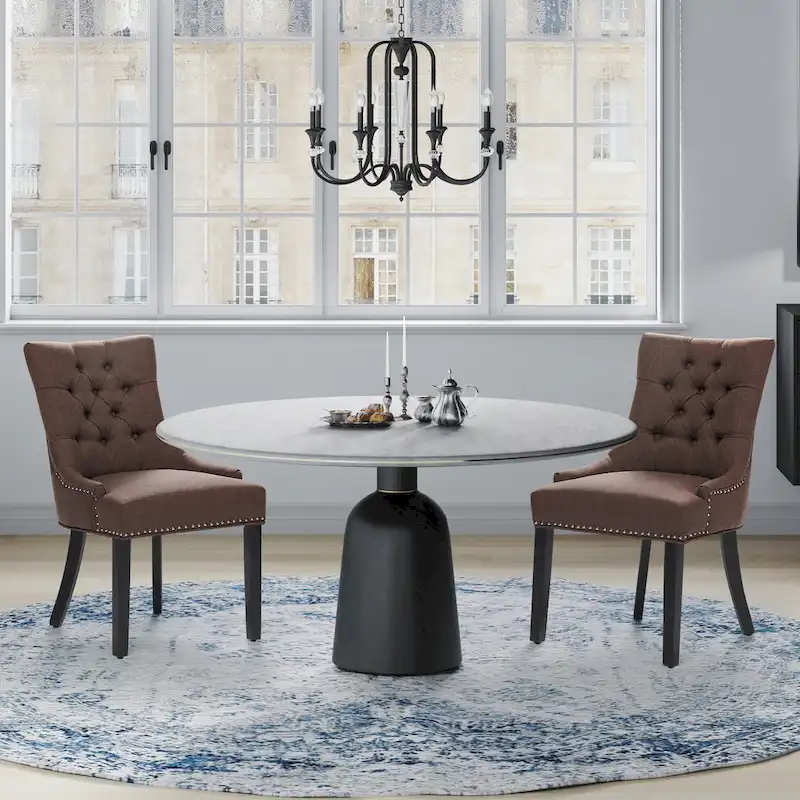 Grandview Tufted Dining Chair (Set of 2) Upholstered