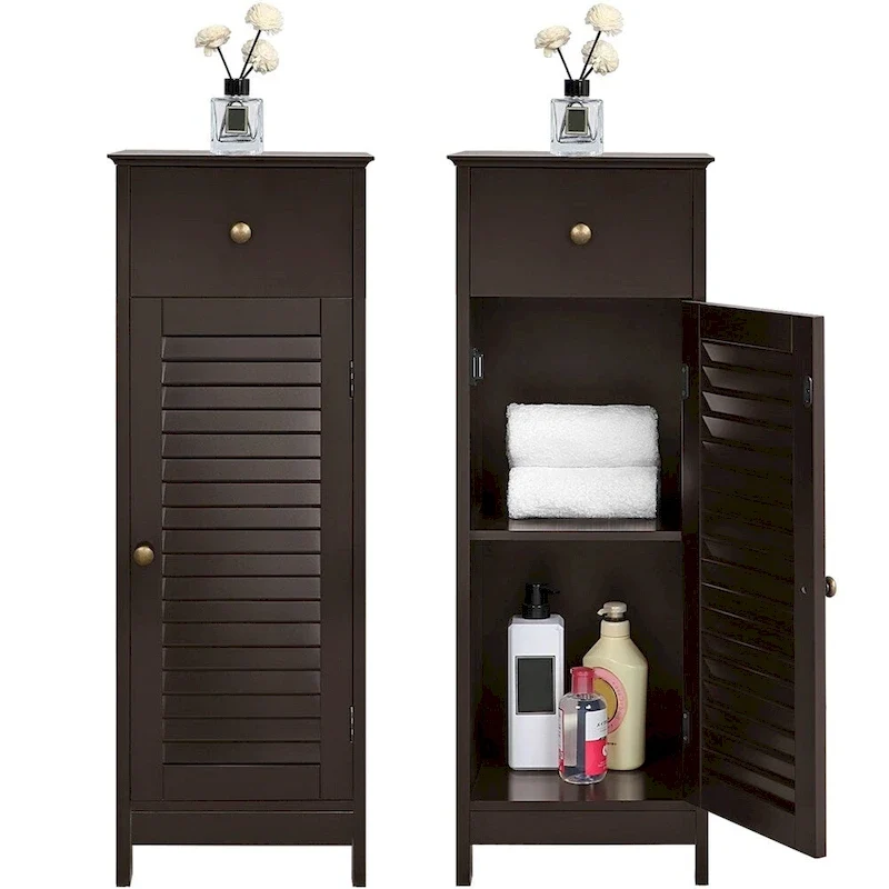 Bathroom Free Standing Storage Floor Cabinet with Drawers