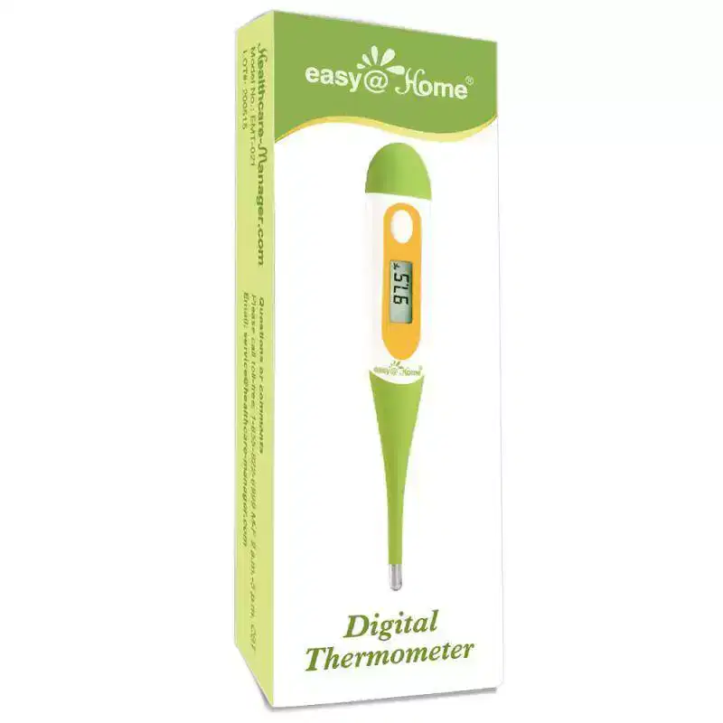 easy@Home Digital Thermometer: Oral Use, Battery Powered, ABS Material