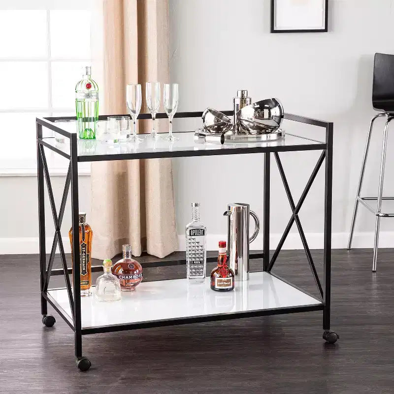 Bar Cart - Black and White