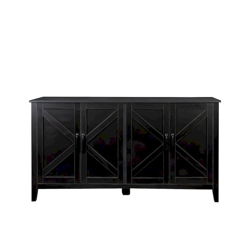 59 Freestanding Storage Cabinet with 4 Doors Buffet/Sideboard