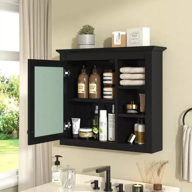 30 x 28 Wall Mounted Medicine Cabinet with Mirror