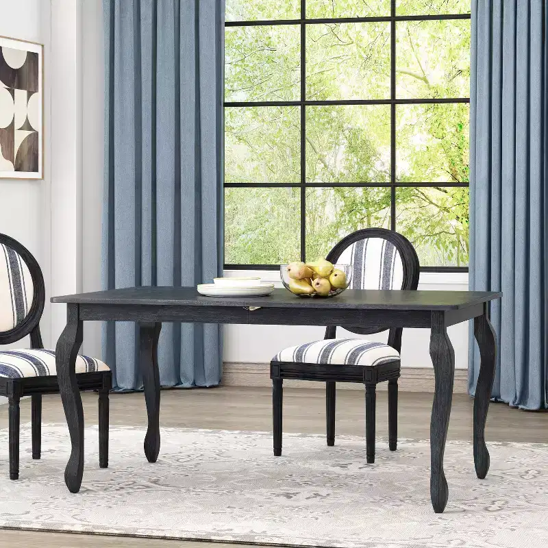 Christopher Knight Home Birdsong French Country 80.50 Wooden Expandable Dining Table