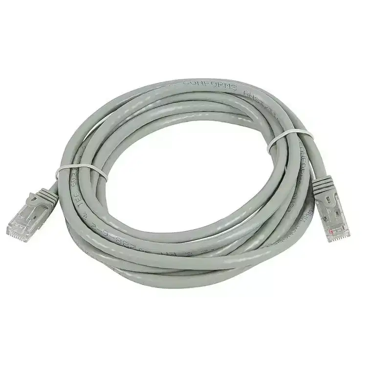 Monoprice Cat5e Ethernet Patch Cable - 10 Feet - Gray | Network Internet Cord - RJ45, Stranded, 350Mhz, UTP, Pure Bare Copper Wire, 24AWG - Flexboot