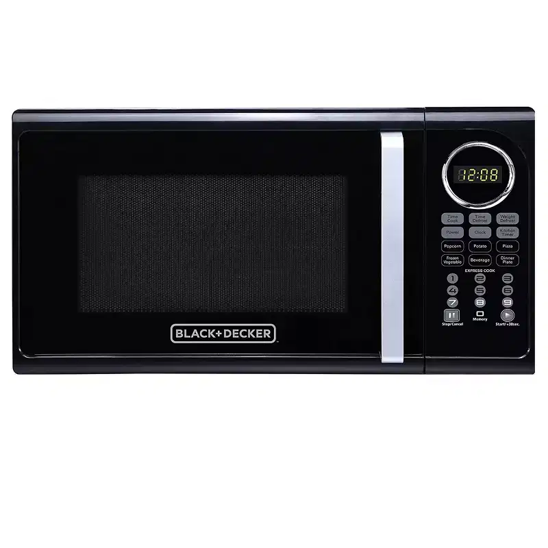 Black+Decker 0.9 Cu.Ft. Digital Microwace in Black